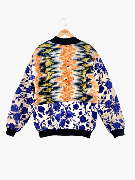 MEN'S Reversible Kantha Bomber - Zaman - XL