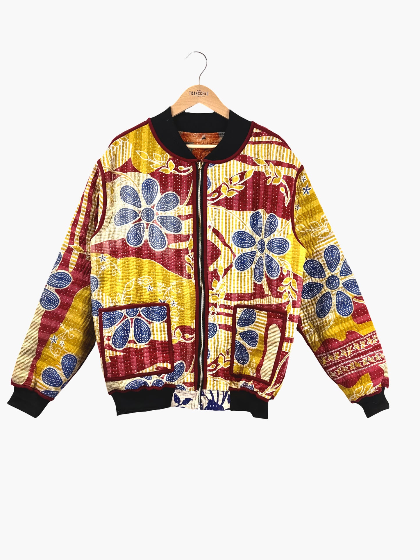 MEN'S Reversible Kantha Bomber - Zaman - XL