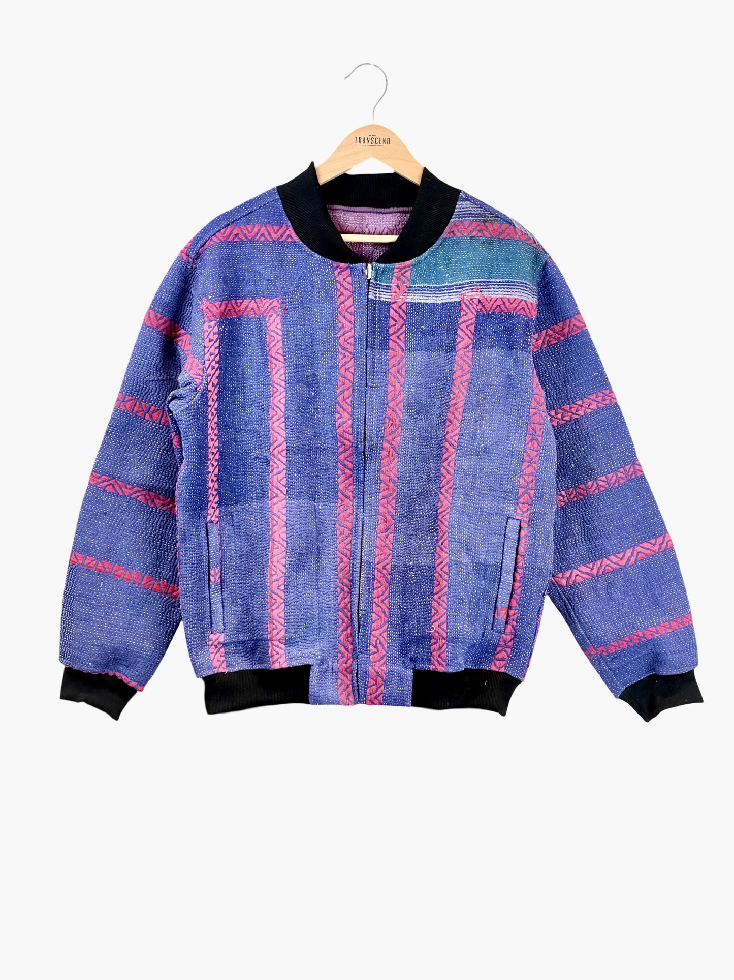 MEN'S Reversible Kantha Bomber - Roshan - XL