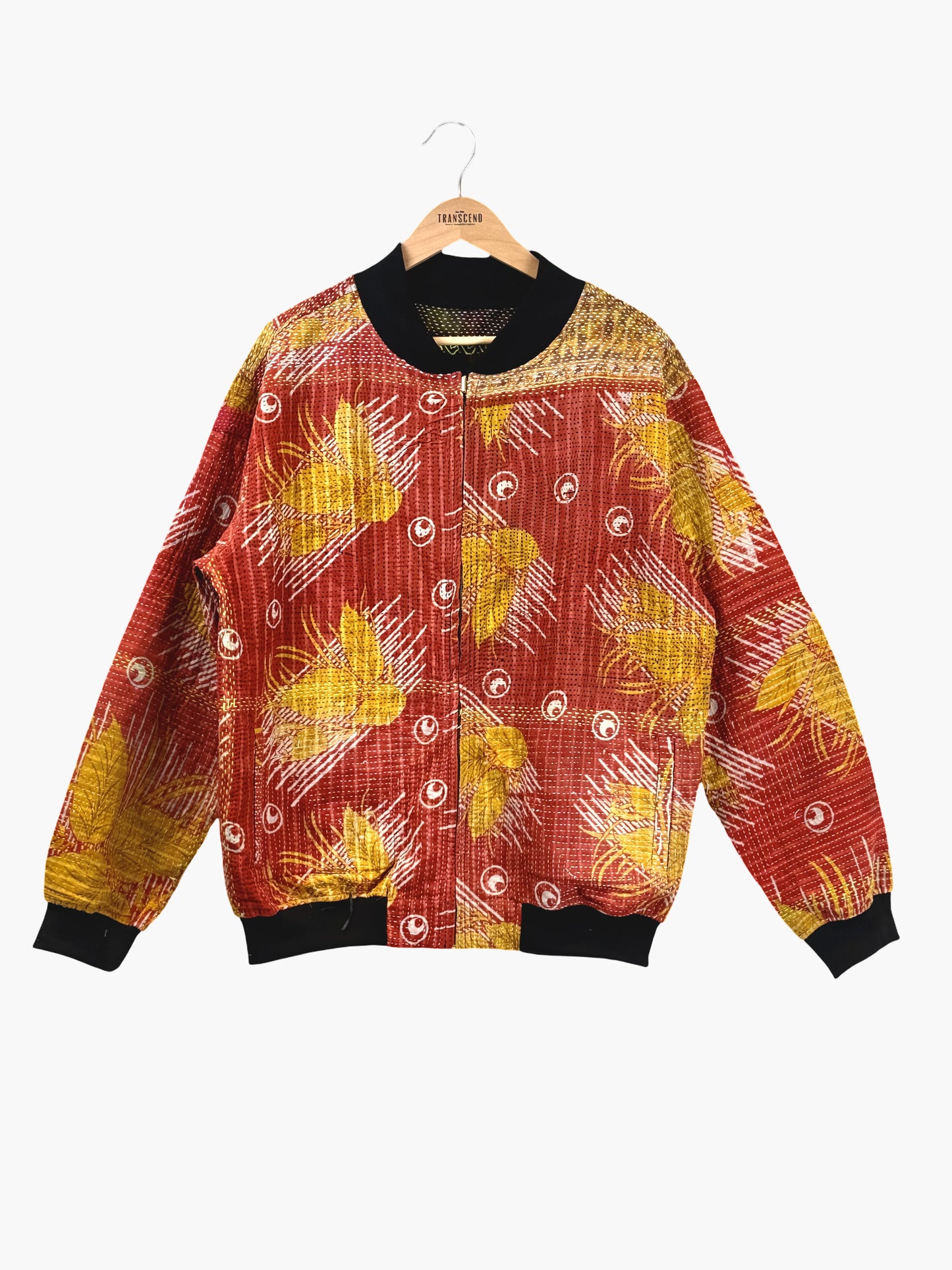 MEN'S Reversible Kantha Bomber - Lior - XL