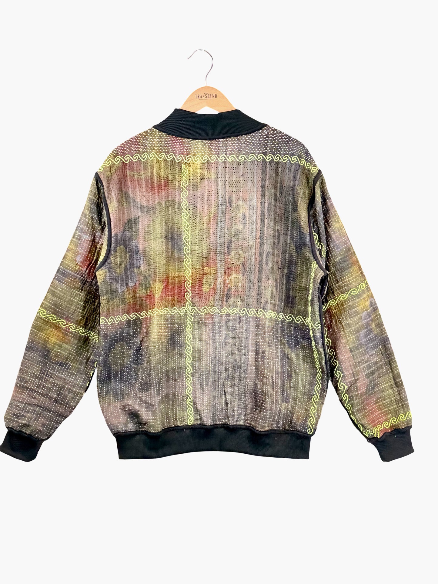 MEN'S Reversible Kantha Bomber - Lior - XL