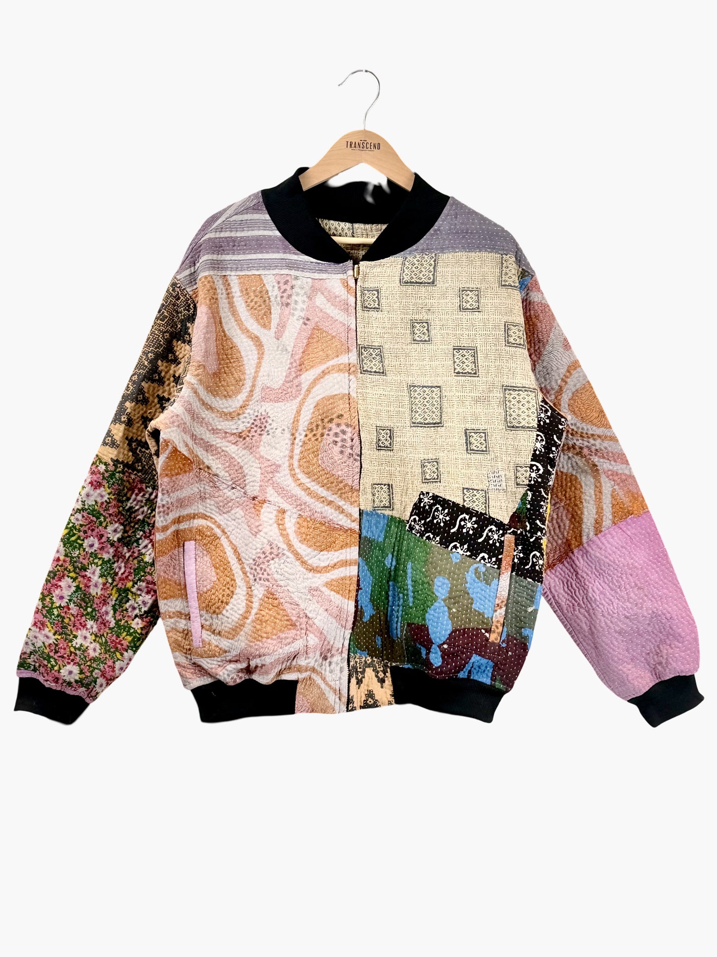 MEN'S Reversible Kantha Bomber - Nikoas - XL