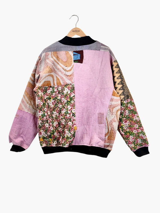 MEN'S Reversible Kantha Bomber - Nikoas - XL