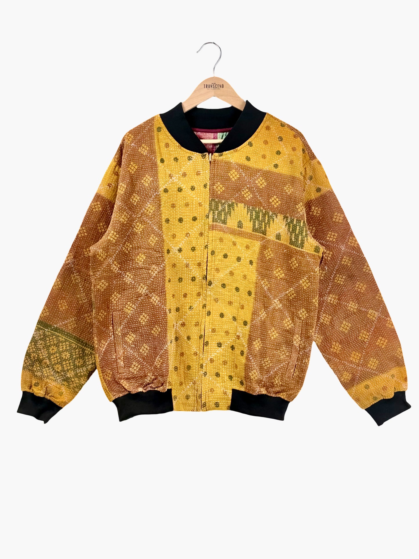 MEN'S Reversible Kantha Bomber - Rowan - XL