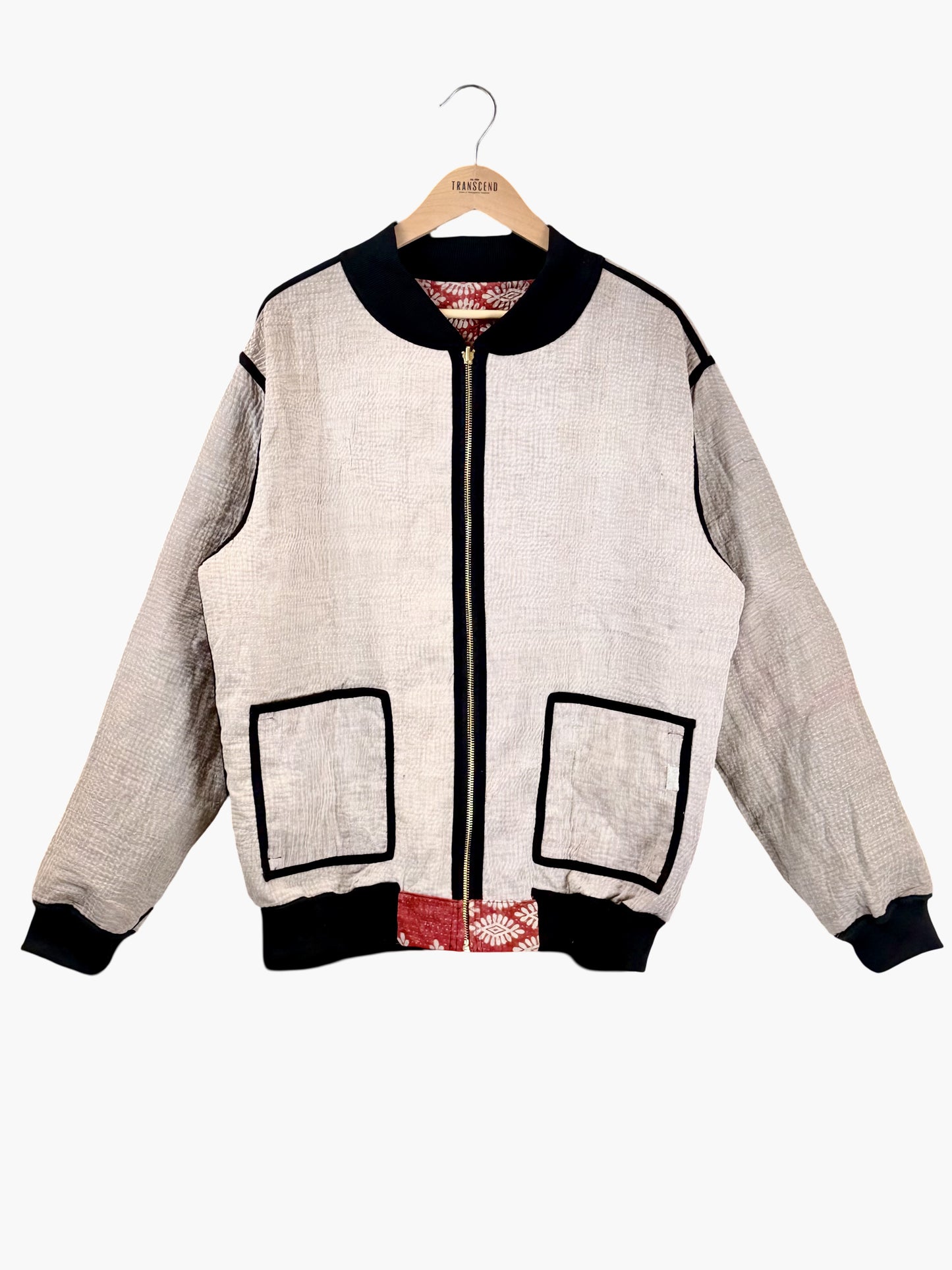 MEN'S Reversible Kantha Bomber - Eren - XL