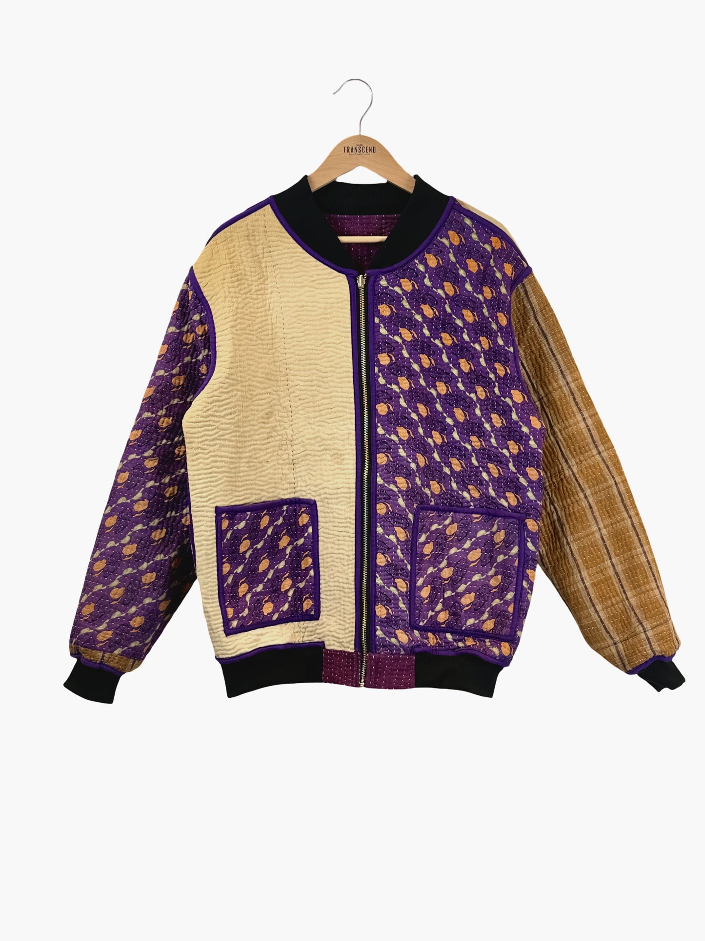 MEN'S Reversible Kantha Bomber - Zen - XL