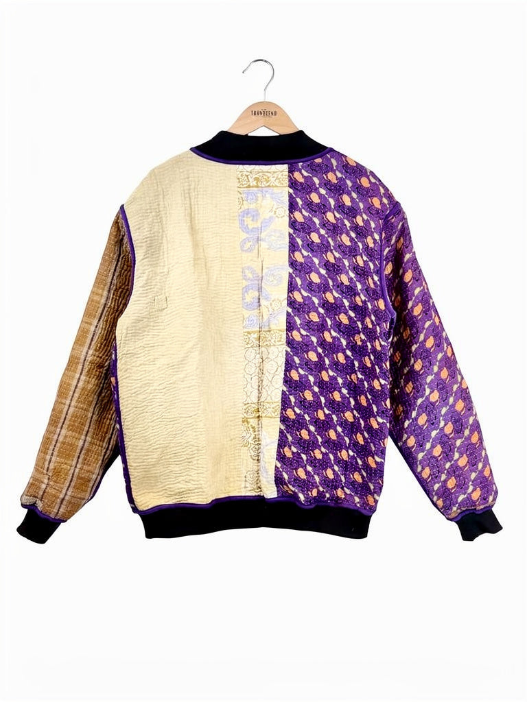 MEN'S Reversible Kantha Bomber - Zen - XL