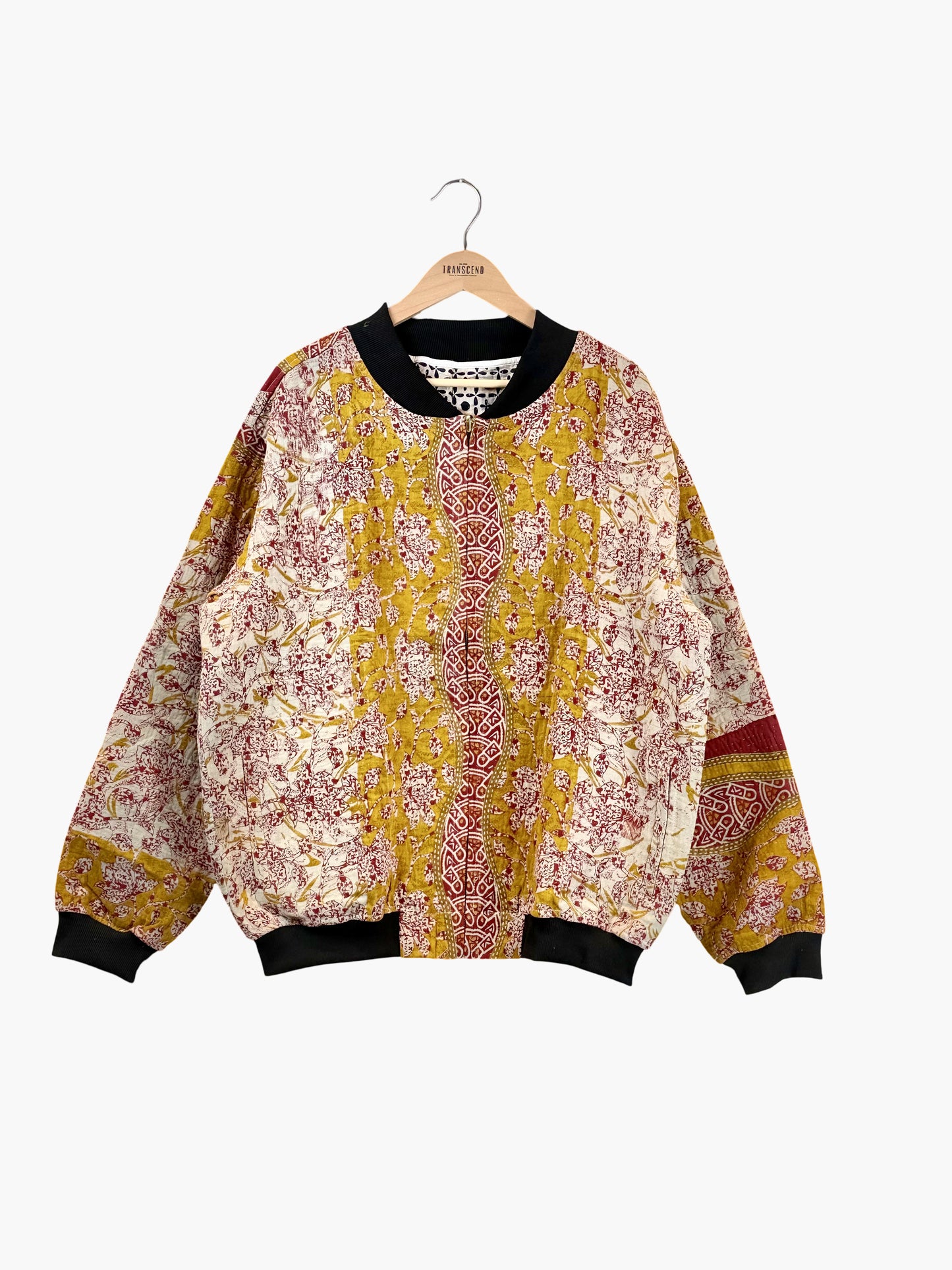 MEN'S Reversible Kantha Bomber - Jalen - XXL