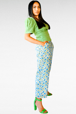 AMANI Cotton block print trousers - Transcend 1