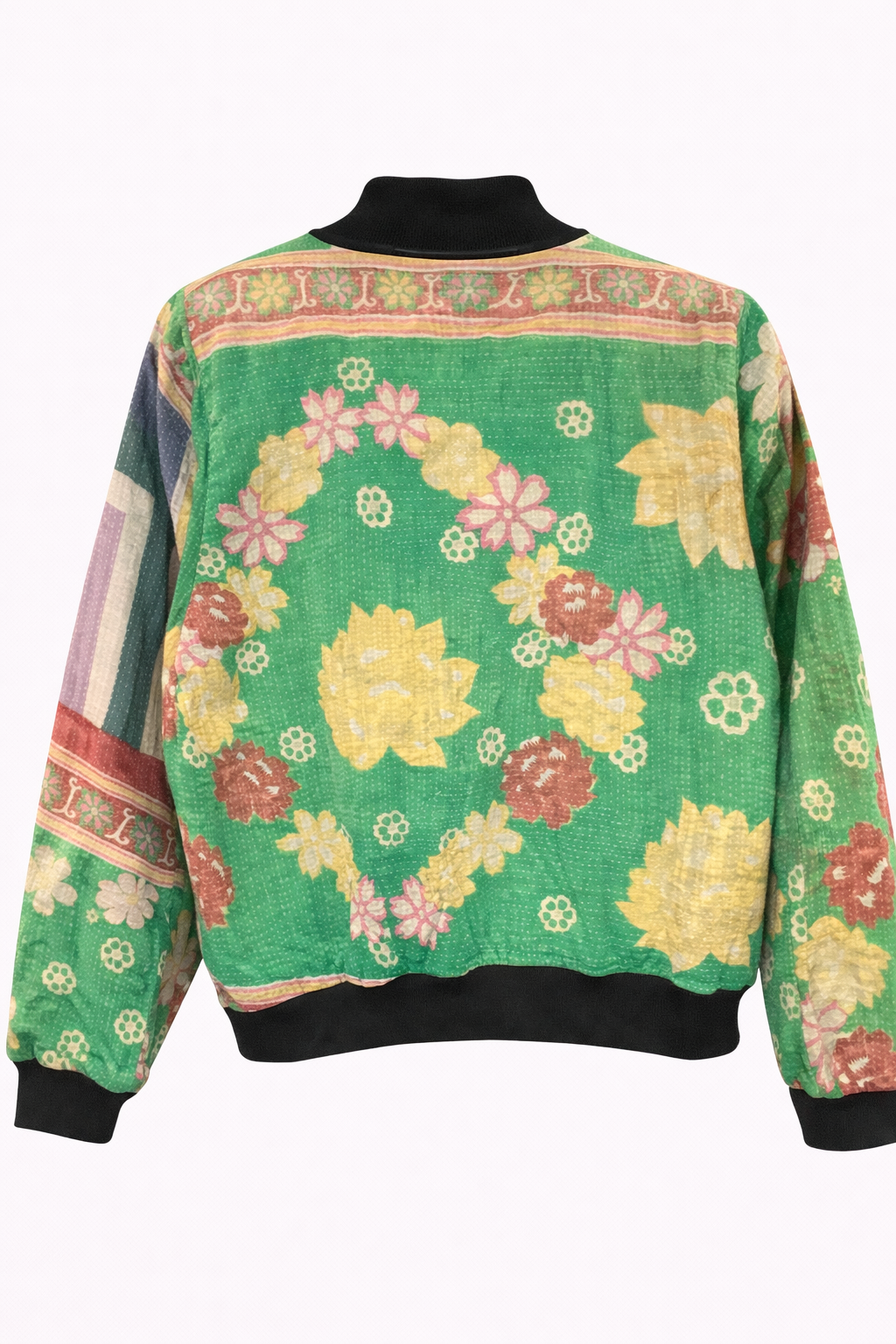 Anisa Reversible Kantha Bomber - M