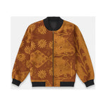 MEN'S Reversible Kantha Bomber - Atlas - S — reversible side front, flat product shot on white 2