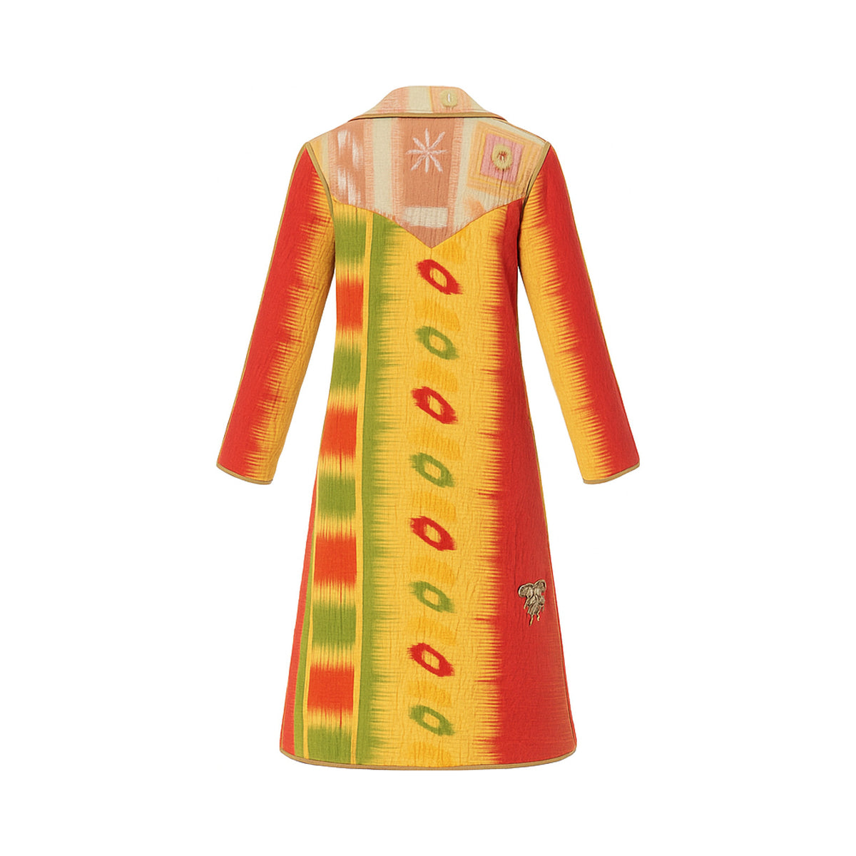 Leila Coat - The Amber Paisley - XL — detail
