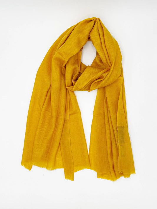 Cashmere Scarf - YELLOW - Transcend