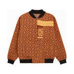 MEN'S Reversible Kantha Bomber - Ciro - S — reversible side front, flat product shot on white 2
