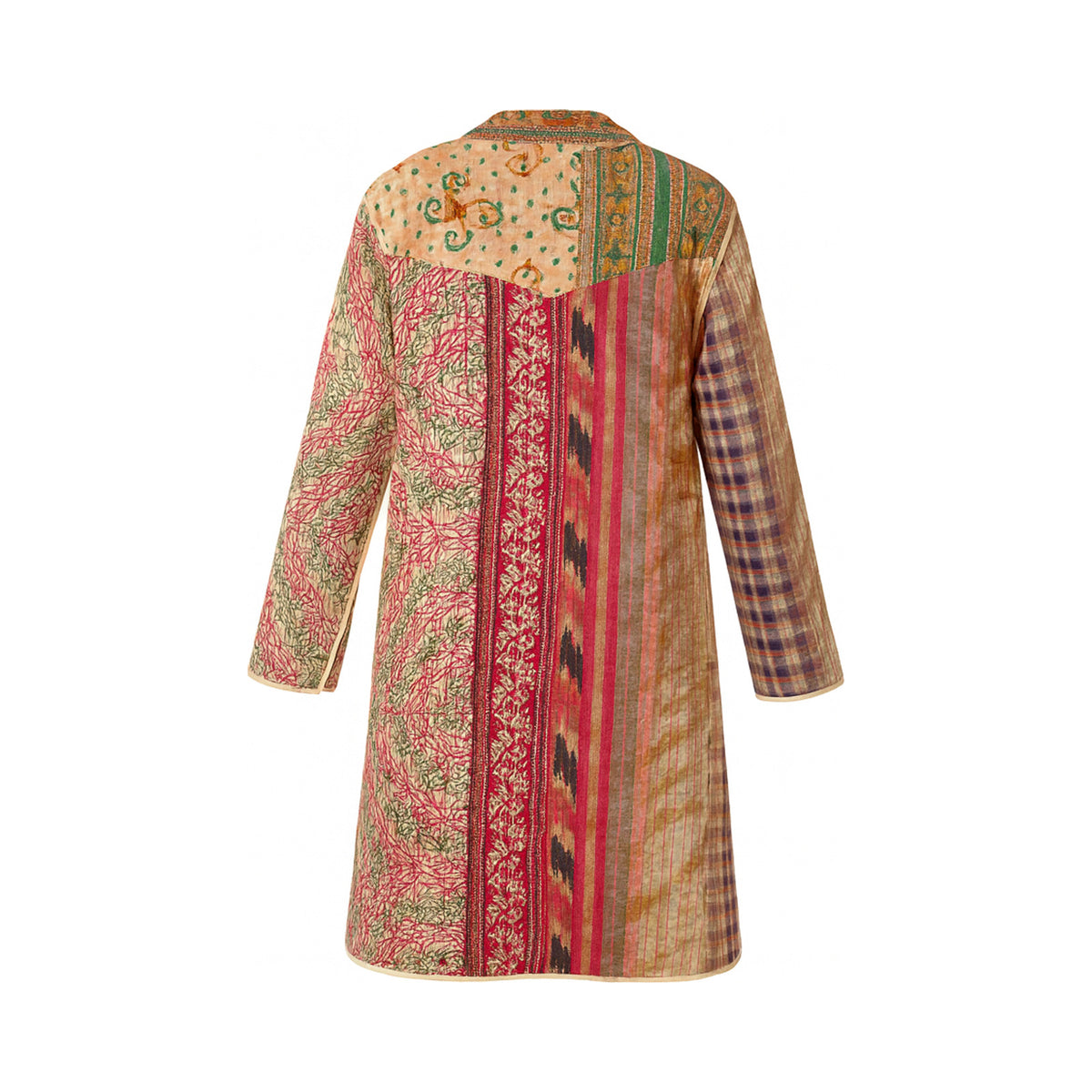 Leila Coat - The Marigold Patchwork - 3XL — detail