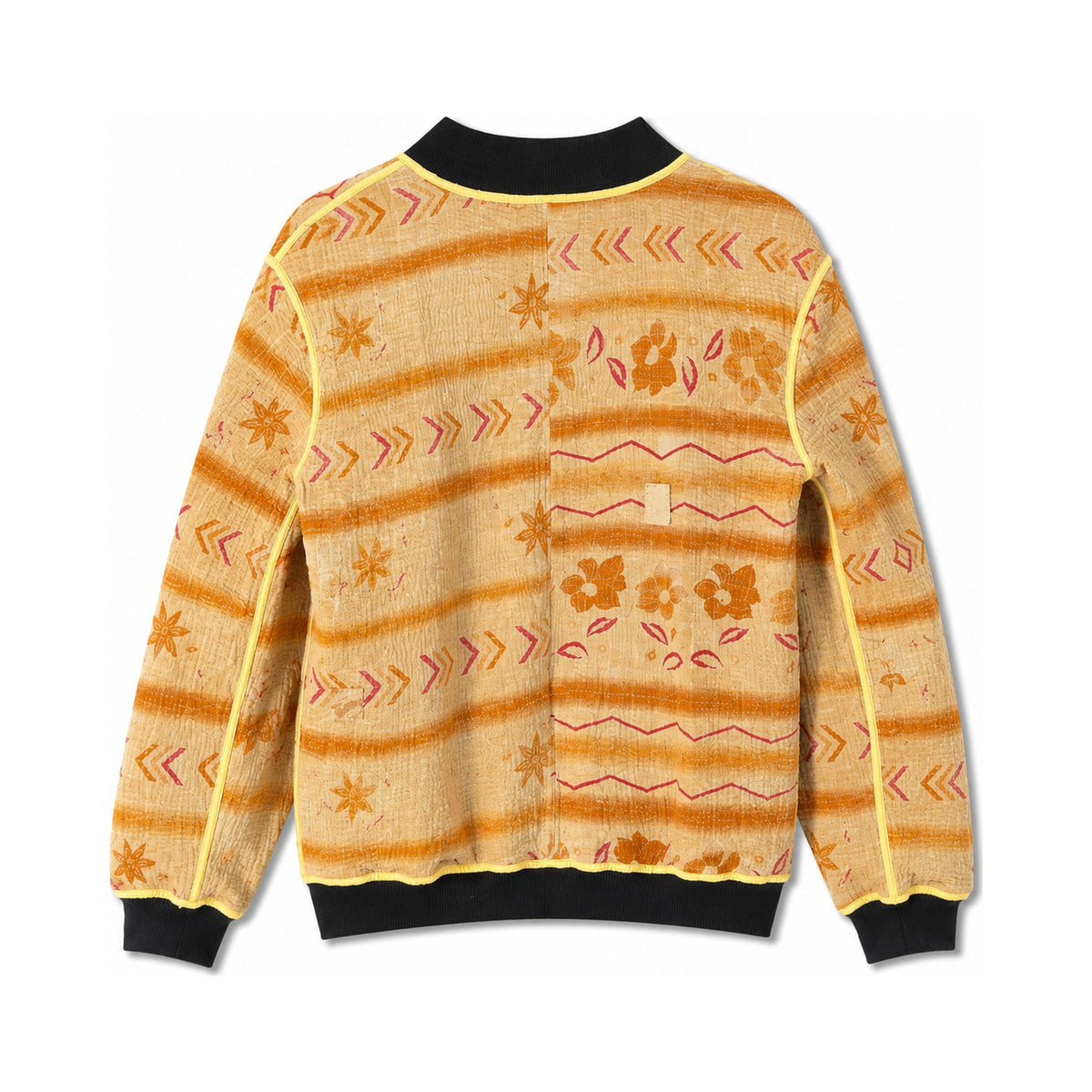 MEN'S Reversible Kantha Bomber - Fahim - L — main side back, flat product shot on white