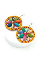 Fair Trade, Hoops/Earrings with Upcycled Cotton Fabric - Transcend 4
