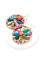 Fair Trade, Hoops/Earrings with Upcycled Cotton Fabric - Transcend 9