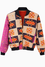 Farheena Reversible Kantha Bomber - M 1