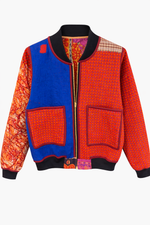 Farheena Reversible Kantha Bomber - M 3