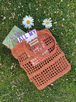 GIA | Handwoven Natural Raffia Tote Hand Bag - Transcend 2
