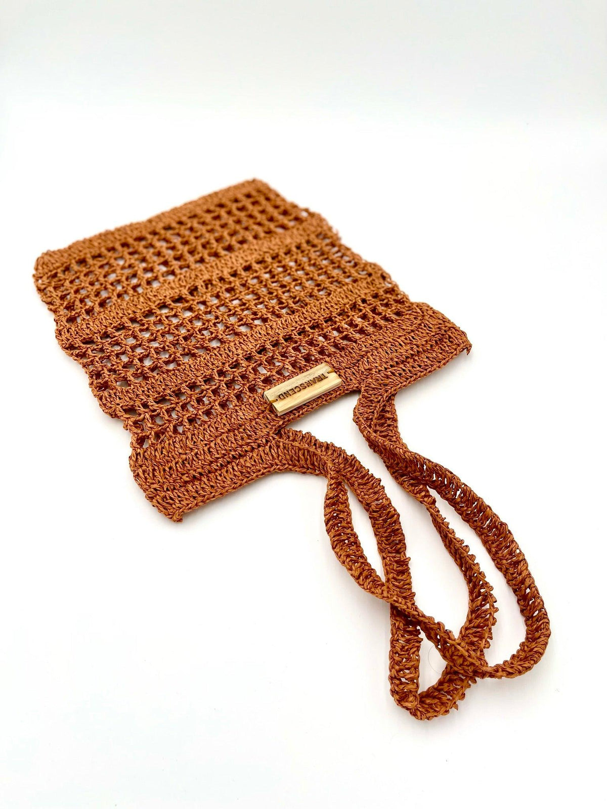 GIA | Handwoven Natural Raffia Tote Hand Bag - Transcend