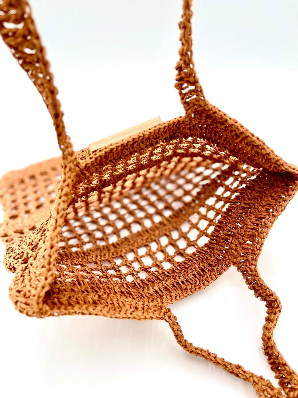 GIA | Handwoven Natural Raffia Tote Hand Bag - Transcend