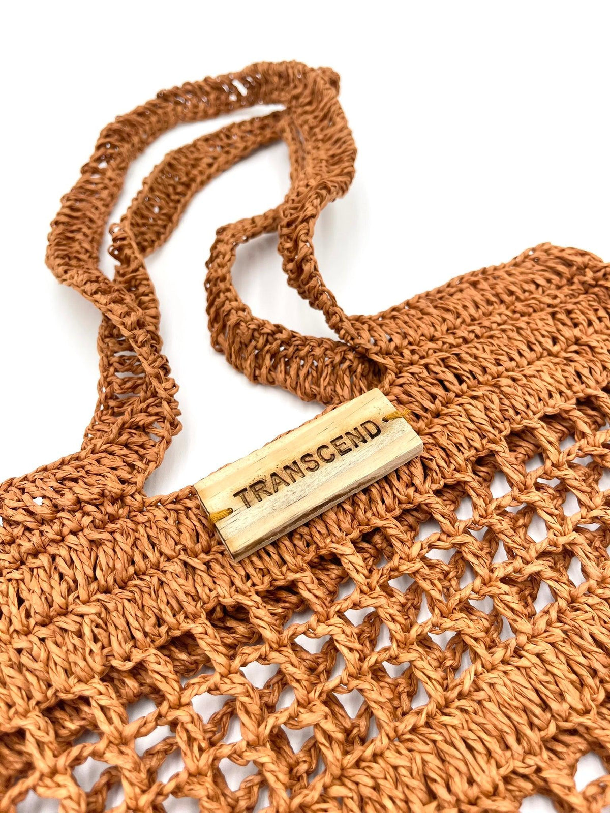 GIA | Handwoven Natural Raffia Tote Hand Bag - Transcend