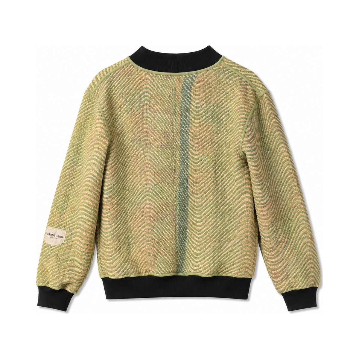 MEN'S Reversible Kantha Bomber - Imran - M — main side back, flat product shot on white