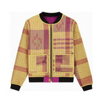 MEN'S Reversible Kantha Bomber - Isar - S — reversible side front, flat product shot on white 2