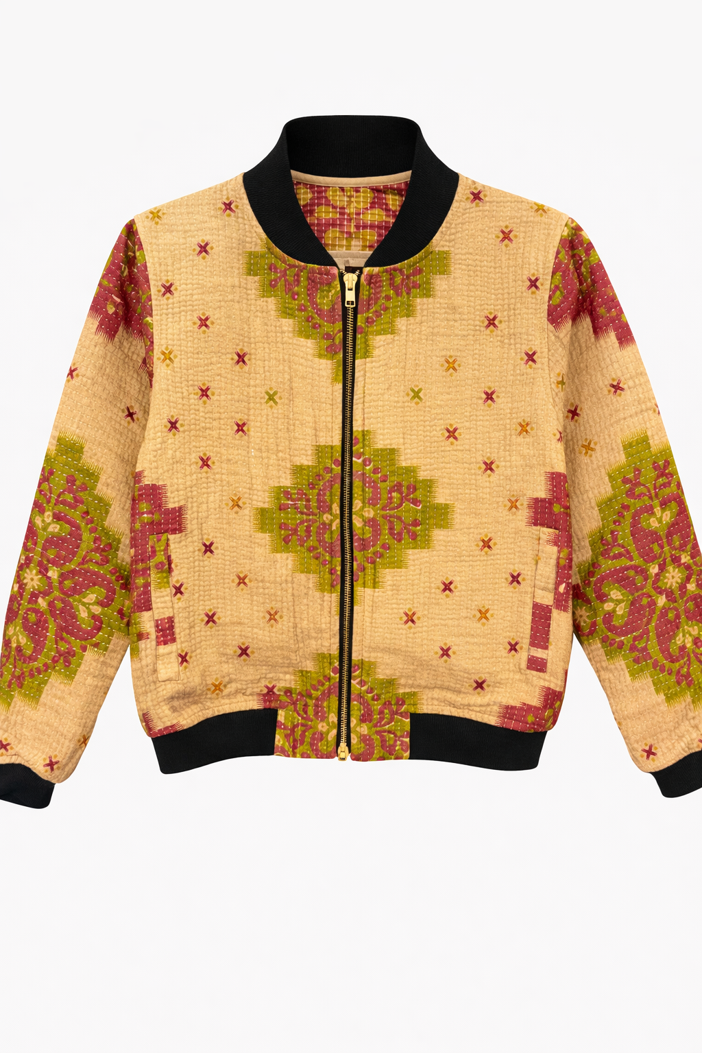 Kalani Reversible Kantha Bomber - XS