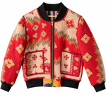 Kamila Reversible Kantha Bomber - M — Reversible side - Front 5
