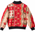 Kamila Reversible Kantha Bomber - M — reversible side, back 4