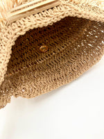 Kiki | Handwoven Natural Raffia Fringe Tote Hand Bag - Transcend 7