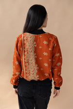 Layla Reversible Kantha Bomber - XS — back 2