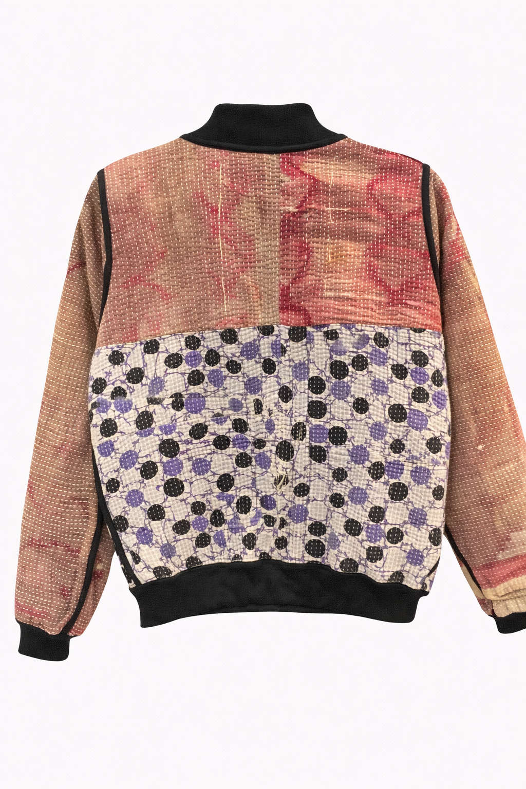 Liora Reversible Kantha Bomber - M