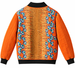 MEN'S Reversible Kantha Bomber - Adil - M — Reversible side - Back 5
