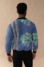 MEN'S Reversible Kantha Bomber - Ahsan - XS — back 2