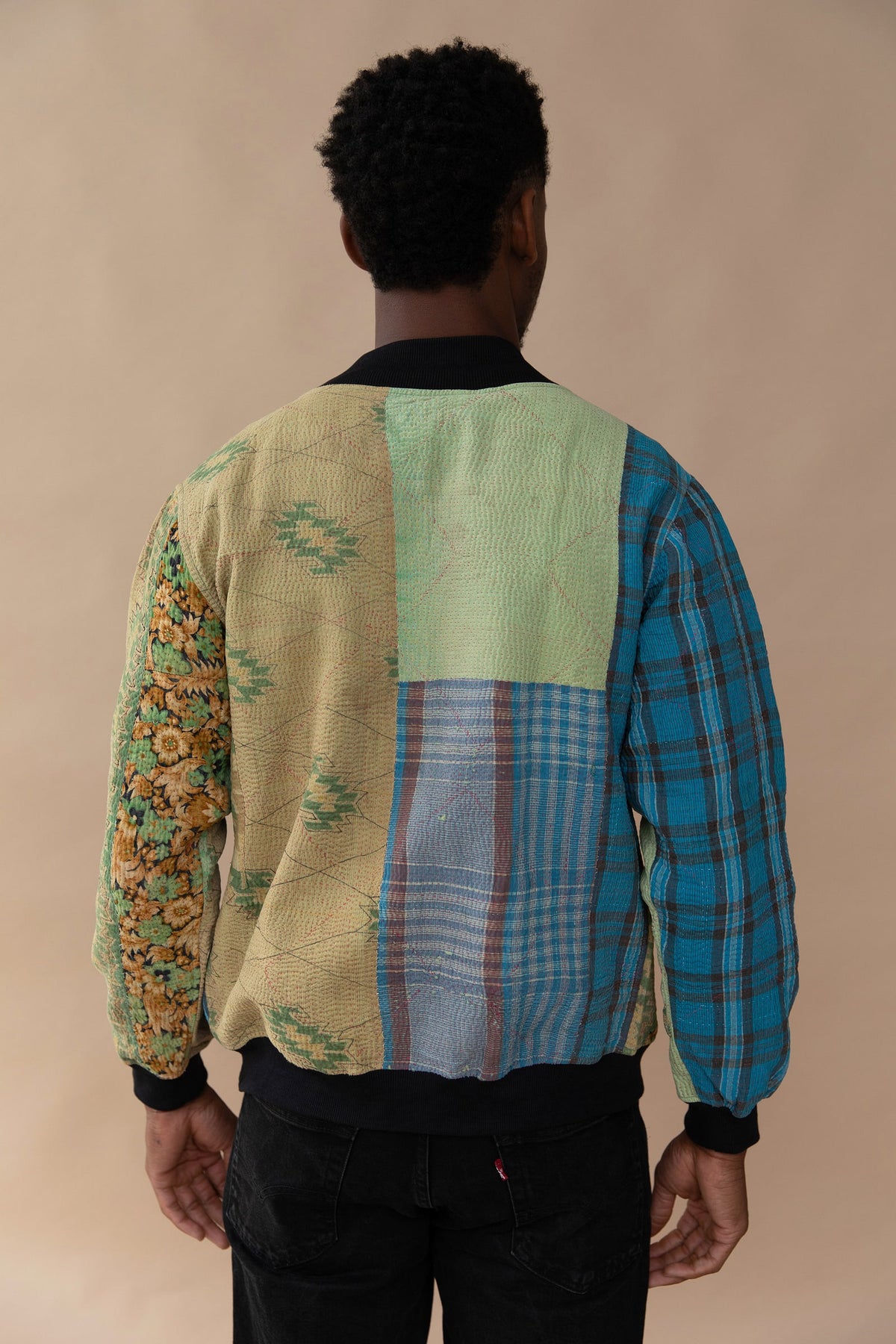 MEN'S Reversible Kantha Bomber - Arman - S — back