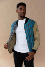 MEN'S Reversible Kantha Bomber - Arman - S — front 1