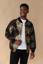 MEN'S Reversible Kantha Bomber - Dev - M — front 1