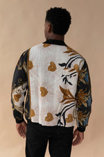 MEN'S Reversible Kantha Bomber - Dev - M — reversible side, back 2