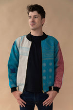 MEN'S Reversible Kantha Bomber - Faiz - L — front 1