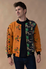 MEN'S Reversible Kantha Bomber - Jai - L — front 1