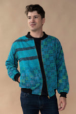 MEN'S Reversible Kantha Bomber - Malik - L — front 1