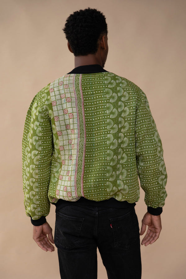 MEN'S Reversible Kantha Bomber - Mikail - S — back