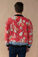 MEN'S Reversible Kantha Bomber - Musa - L — back 2