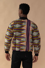 MEN'S Reversible Kantha Bomber - Nikhil - S — back 2