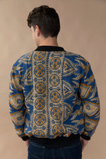 MEN'S Reversible Kantha Bomber - Rahim - L — back 2