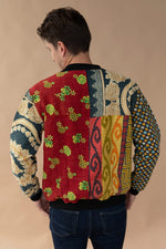 MEN'S Reversible Kantha Bomber - Rajan - L — back 2
